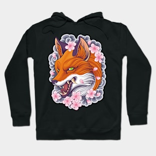 Possessed Fox Japanese Art Hoodie